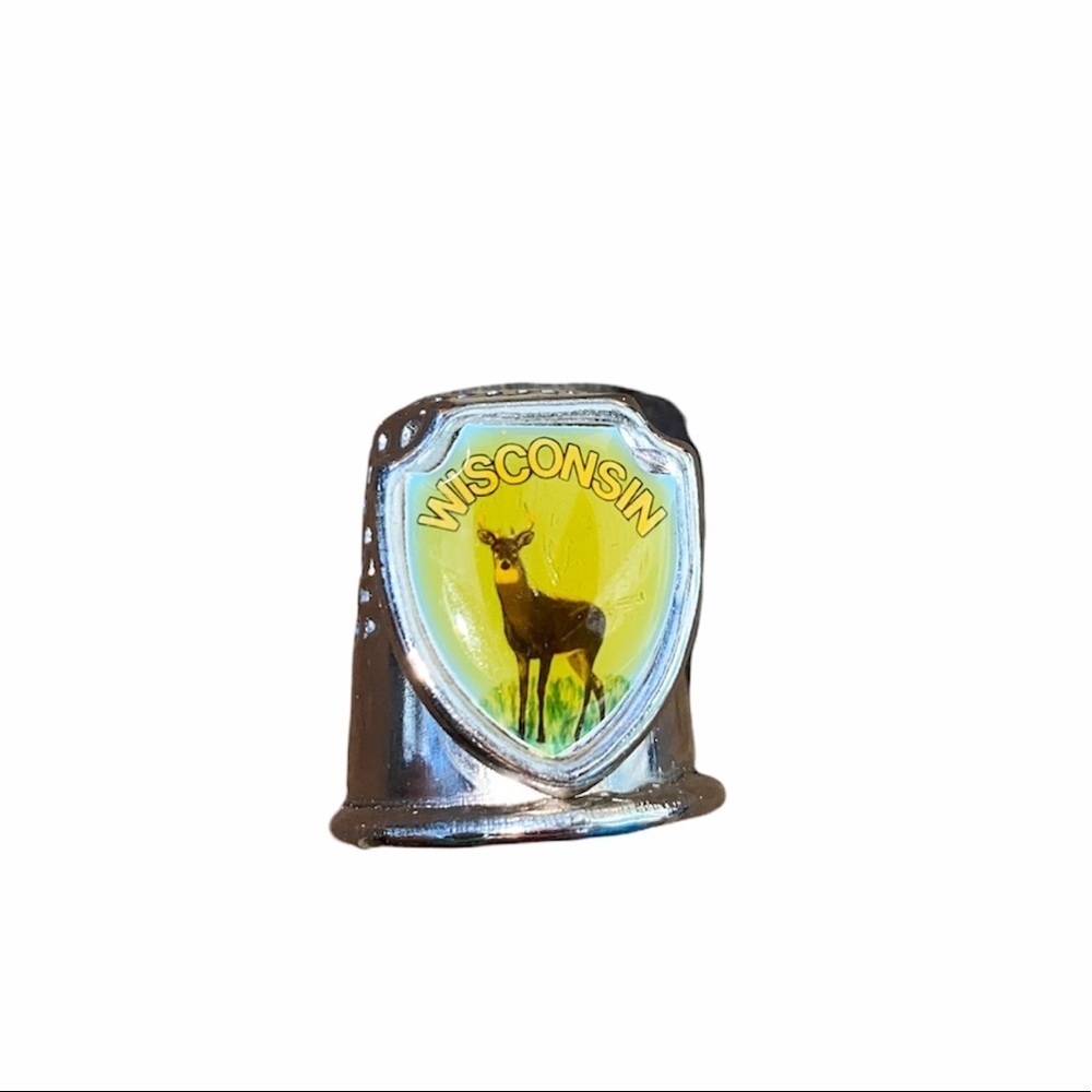 Wisconsin silver thimble